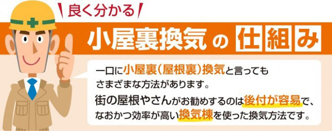 小屋裏換気の仕組み