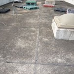 新宿区　ビルの雨漏り調査　屋上全景