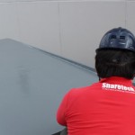 目黒区　防水工事後のアフターメンテナンス　1か月点検の様子