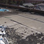 品川区　防水工事　マンション屋上の様子1