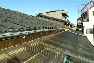 雨樋の歪み