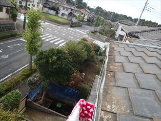 雨樋の歪み 