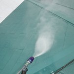茂原市　屋根塗装調査　高圧洗浄