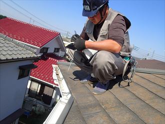 鎌ヶ谷市雨漏り点検、工事015