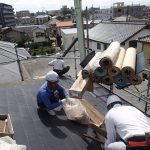 棟板金の撤去