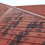 塗膜が剥がれた屋根