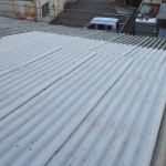 大波スレートの屋根葺き替え工事