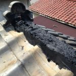 川崎市宮前区｜漆喰の剥がれた棟の取り直し工事