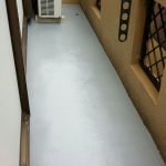 横浜市南区でバルコニーのウレタン防水工事