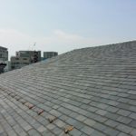 横浜市港北区で天然スレートからコロニアルへの屋根葺き替え工事