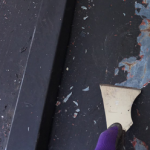 横浜市中区で瓦棒葺き屋根のメンテナンス、錆びた屋根も下地処理と塗装で蘇ります