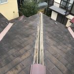 葛飾区棟板金の飛散