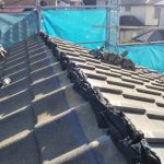 なんばん漆喰設置