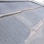 不具合が生じた屋根材