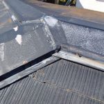 棟板金釘の抜け