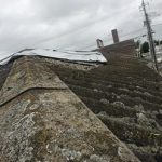 大波スレート材の劣化