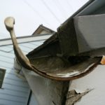 止まりがない雨樋