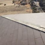 大網白里市永田　棟板金の外れ