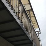 江戸川区北小岩アパートの波板点検