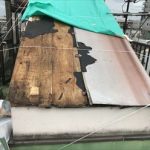 屋根材の剥がれ