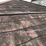 化粧スレート屋根材の浮き