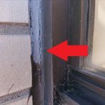 外壁とサッシとの取り合い