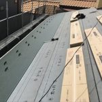 スーパーガルテクトで屋根葺き替え工事