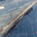 木更津市大久保　不適切施工によって傷んだ貫板