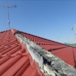 君津市　棟瓦の損傷