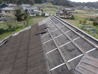 屋根の破損