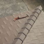 木更津市　瓦の割れ