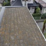 劣化した屋根スレート瓦