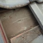 木更津市　防水紙の破れ