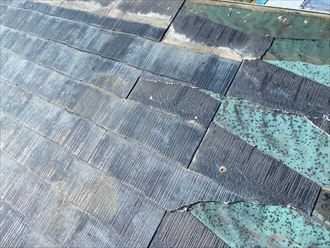 富津市　屋根の被害状況
