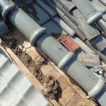 木更津市　ケラバ瓦の落下