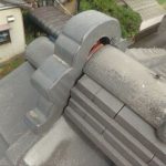 木更津市　漆喰の剥がれ