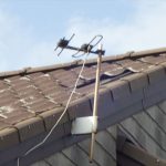 市原市　屋根材の途中落下