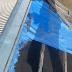 波板トタンの破損