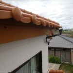 千葉市若葉区　雨樋の欠損