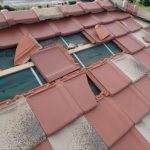 茂原市　防災瓦の剥がれ