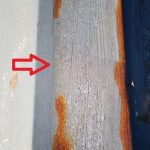 前回塗装時の跡？