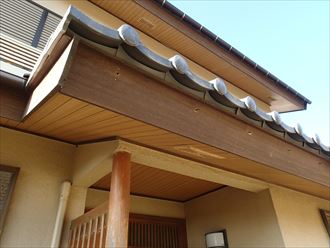 八街市　雨樋の状況確認