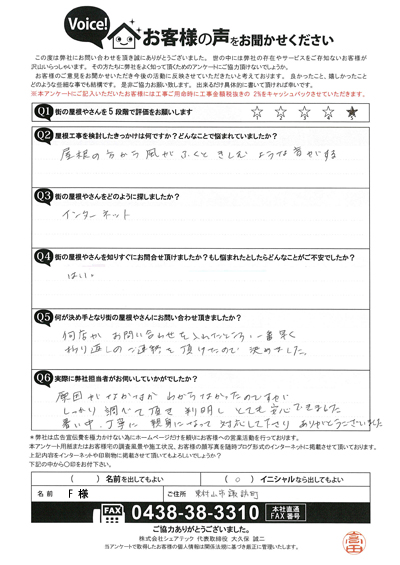 お客様の声QA