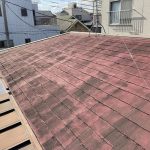 スレート屋根色褪せ