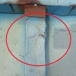 市原市　板金の歪み