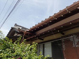 館山市　樋吊り金具の交換完了