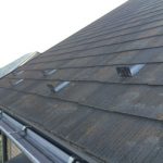 表面がザラザラとしている状態のスレート