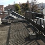 雨漏りの原因と疑われるバルコニー