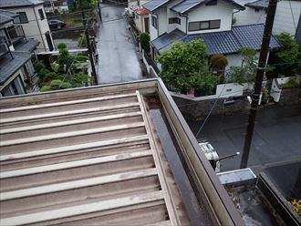 四街道市　他の雨樋の状態