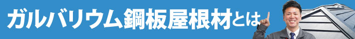 ガルバリウム鋼板屋根材とは